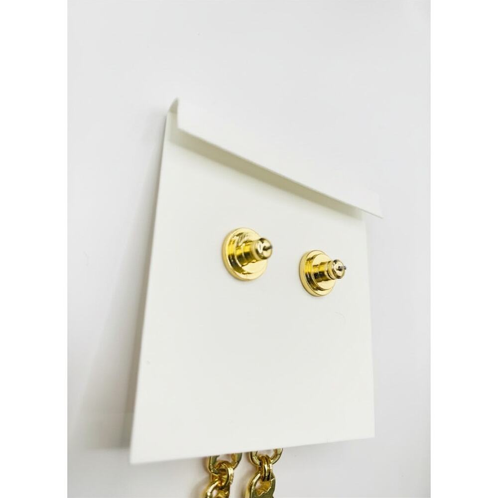 Tory Burch Gemini Link drop Earrings in a gold-tone finish - Picture 2 of 5